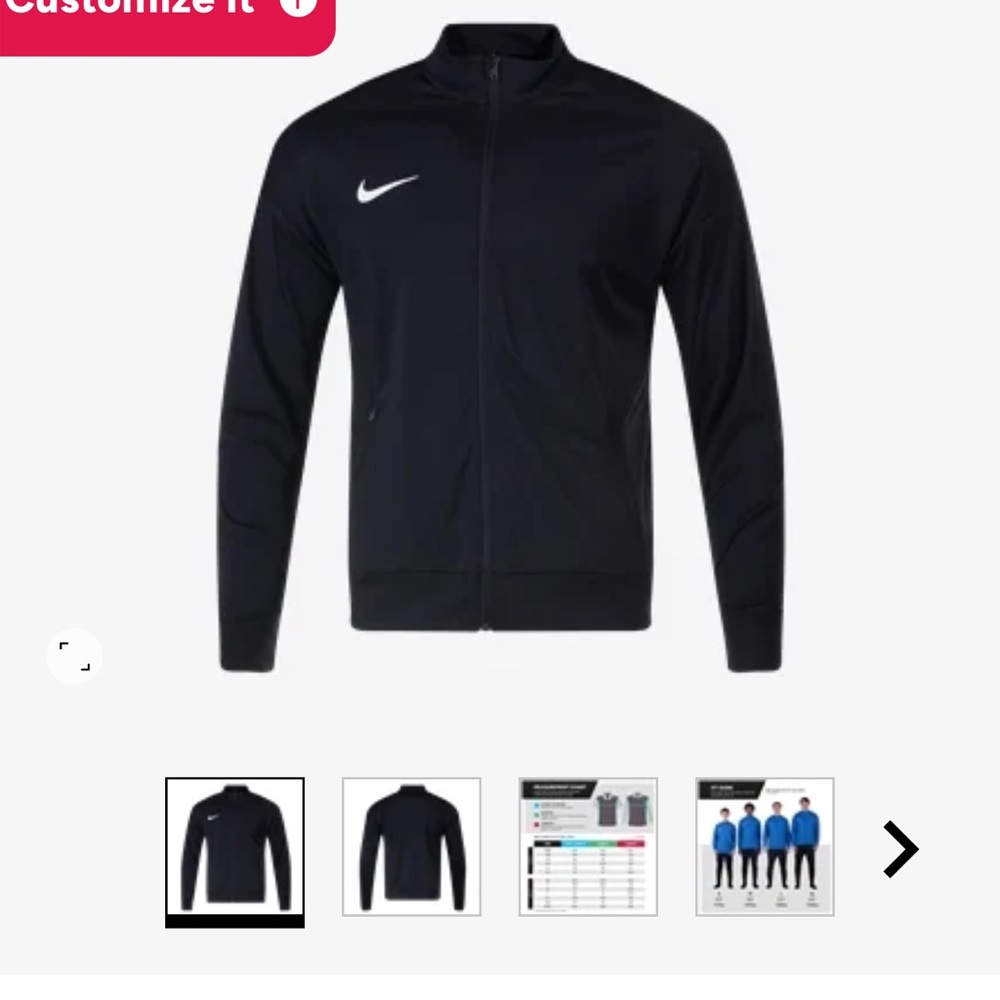 Nike Black Full Zip Jacket